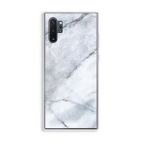 Witte marmer: Samsung Galaxy Note 10 Plus Transparant Hoesje
