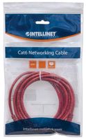 Intellinet 342179 RJ45 Netwerkkabel, patchkabel CAT 6 U/UTP 3.00 m Rood 1 stuk(s) - thumbnail