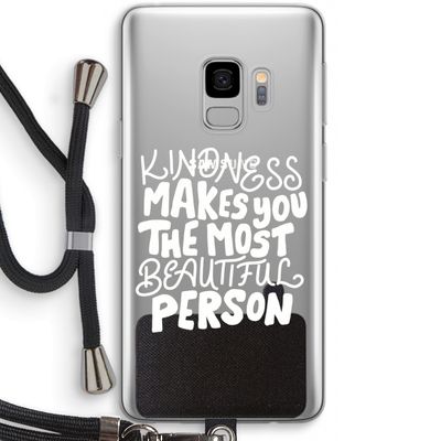 The prettiest: Samsung Galaxy S9 Transparant Hoesje met koord