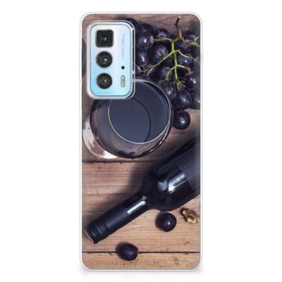 Motorola Edge 20 Pro | Siliconen Case | Wijn