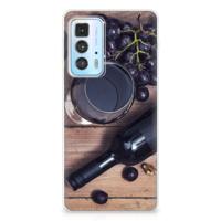 Motorola Edge 20 Pro | Siliconen Case | Wijn