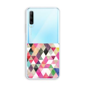 Gekleurde driehoekjes: Huawei P Smart Pro Transparant Hoesje