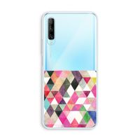 Gekleurde driehoekjes: Huawei P Smart Pro Transparant Hoesje