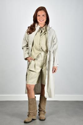 KWAY jas Barbrein K8143SW beige lt