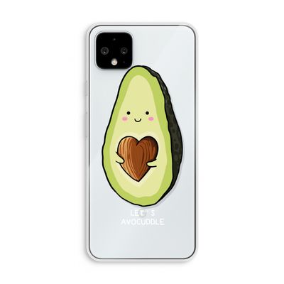 Avocuddle: Pixel 4 XL Transparant Hoesje