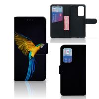 Huawei P40 Pro | Telefoonhoesje | Met pasjeshouder | Papegaai