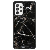 Samsung Galaxy A72 hoesje - Marmer zwart Samsung Galaxy A72 hoesje - Marmer zwart