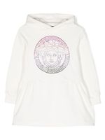 Versace Kids robe-sweat à imprimé Medusa Head - Blanc - thumbnail