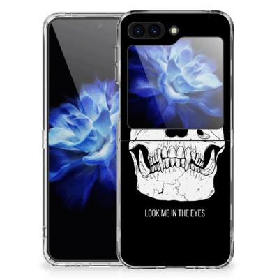 Silicone Back Case Samsung Galaxy Z Flip 5 Skull Eyes