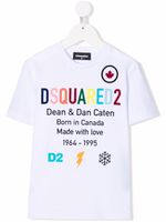 DSQUARED2 KIDS t-shirt à logo imprimé - Blanc