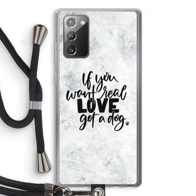 Partner in crime: Samsung Galaxy Note 20 / Note 20 5G Transparant Hoesje met koord