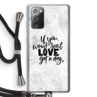 Partner in crime: Samsung Galaxy Note 20 / Note 20 5G Transparant Hoesje met koord