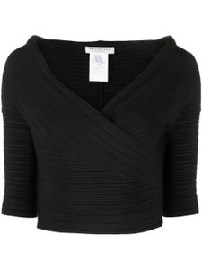 Philosophy Di Lorenzo Serafini haut en maille à coupe crop - Noir