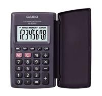 Casio HL-820LV-B BK zakrekenmachine, 8 cijfers, zwart