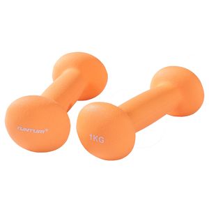 Tunturi 14TUSCL374 dumbbell Dumbbell met vast gewicht 1 kg 2 stuk(s)