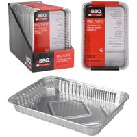 BBQ grillschalen 32x23x4 cm 4 stuks BBQ grillschalen 32x23x4 cm 4 stuks