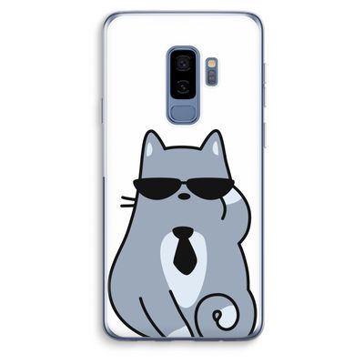 Cool cat: Samsung Galaxy S9 Plus Transparant Hoesje
