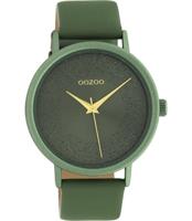 OOZOO Timepieces Horloge Lily Pad Groen | C10582