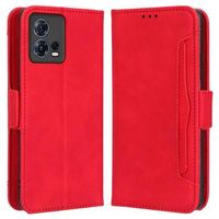 Cardholder Series Motorola Moto S30 Pro/Edge 30 Fusion Portemonnee Hoesje - Rood - thumbnail