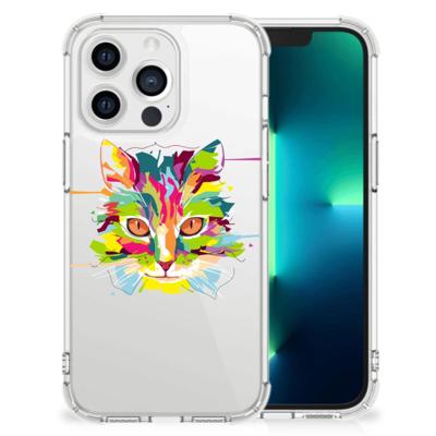 Apple iPhone 13 Pro Stevig | Bumper Hoesje | Cat Color Apple iPhone 13 Pro Stevig | Bumper Hoesje | Cat Color
