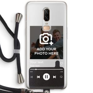 Music Player: OnePlus 6 Transparant Hoesje met koord