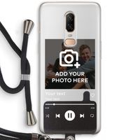 Music Player: OnePlus 6 Transparant Hoesje met koord