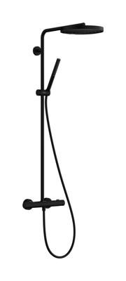 Hansgrohe Pulsify S Puro Showerpipe 260 1jet met thermostaat, mat zwart