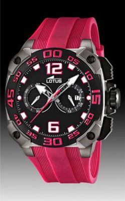 Horlogeband Lotus 15791-6 Rubber Rood 22mm