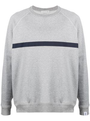 Mackintosh sweat à rayures horizontales - Gris