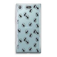 Miauw: Sony Xperia XZ1 Compact Transparant Hoesje