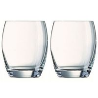 Whisky tumbler glazen - 6x - Malea serie - transparant - 300 ml