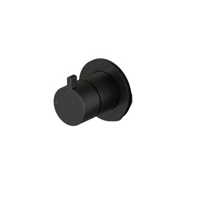 Hotbath Ace Afbouwdeel - 2-weg omstel - zwart geborsteld PVD AC111EXTMBP