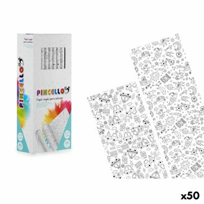 Cadeaupapier 0,7 x 1,5 m Buitenaards Auto's 50 Stuks