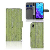 Huawei Y5 (2019) | Book Style Case | Green Wood