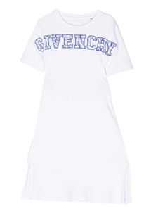 Givenchy Kids robe longue à logo imprimé - Blanc