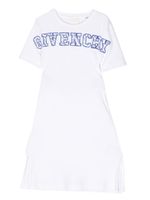 Givenchy Kids robe longue à logo imprimé - Blanc