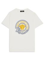 Versace Kids t-shirt en coton à imprimé Medusa - Blanc