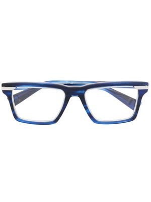 Balmain Eyewear lunettes de vue Legion IV à monture carrée - Bleu