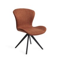 Jesper Home Eetkamerstoel 'Moji' Turn Black, Draaibaar, kleur Happy Hazel
