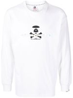 AAPE BY *A BATHING APE® t-shirt à logo imprimé - Blanc - thumbnail