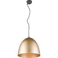 LED Hanglamp - Hangverlichting - Trion Lopez XL - E27 Fitting - 1-lichts - Rond - Mat Goud - Aluminium - thumbnail