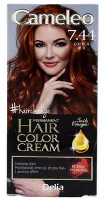 Cameleo Hair Color Cream 7.44 Copper Red