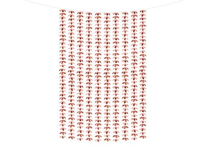Backdrop Bloemen Rosegoud 100x210cm