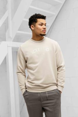 Iceberg 5C Felpa E010 Sweater Heren Beige - Maat M - Kleur: Beige | Soccerfanshop