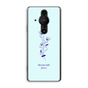 Bloom with grace: Sony Xperia Pro-I Transparant Hoesje