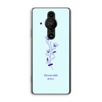 Bloom with grace: Sony Xperia Pro-I Transparant Hoesje