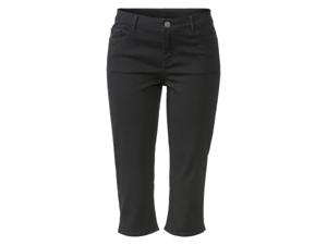 esmara Dames jeans capri (44, Zwart)