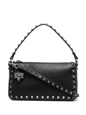 Valentino Garavani sac à bandoulière Rockstud en cuir - Noir