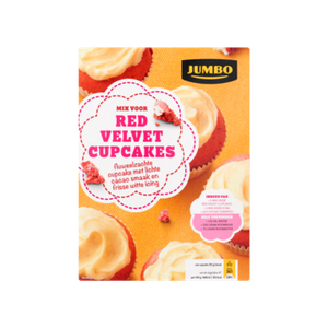 Jumbo Mix voor Red Velvet Cupcakes 625 g bij Jumbo