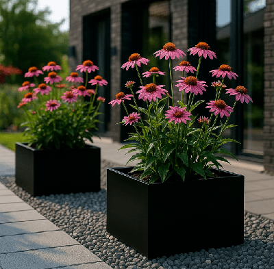 Plantenbak zwart - per m³